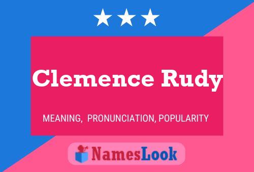 Affiche de nom Clemence Rudy