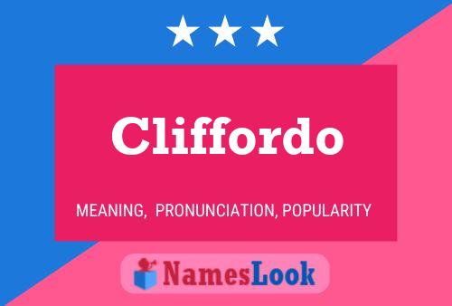 Affiche de nom Cliffordo