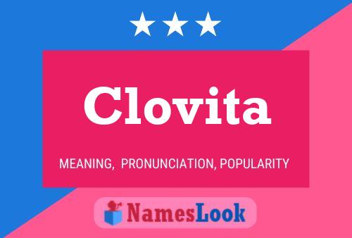 Affiche de nom Clovita