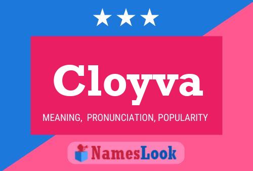 Affiche de nom Cloyva