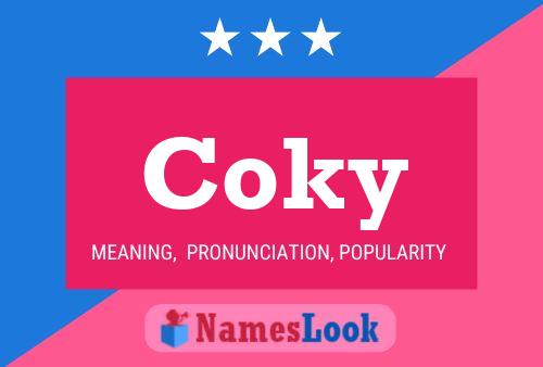 Affiche de nom Coky