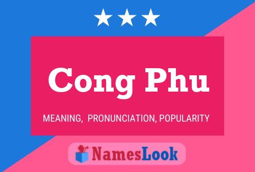 Affiche de nom Cong Phu