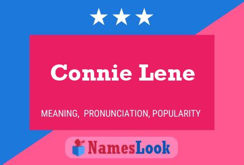 Affiche de nom Connie Lene