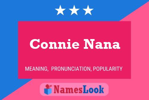 Affiche de nom Connie Nana