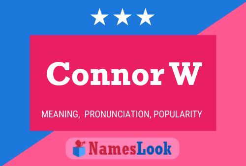 Affiche de nom Connor W