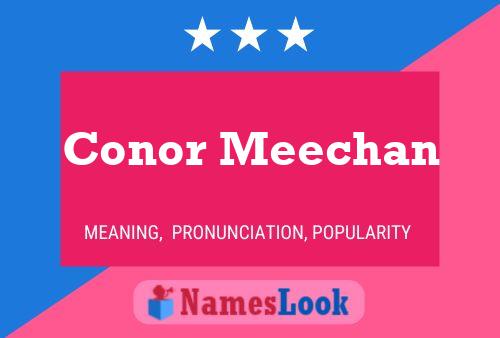 Affiche de nom Conor Meechan