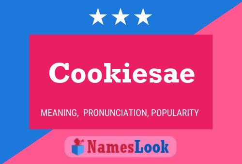 Affiche de nom Cookiesae