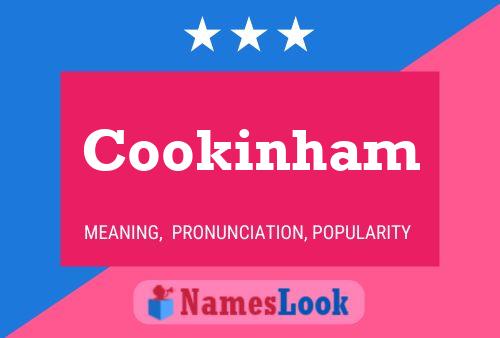 Affiche de nom Cookinham