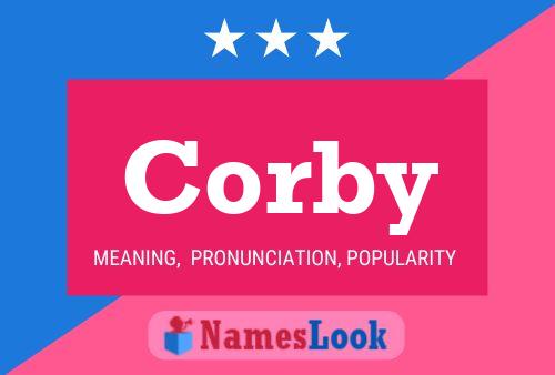 Affiche de nom Corby