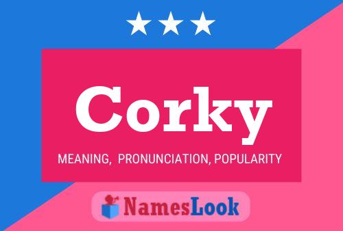 Affiche de nom Corky