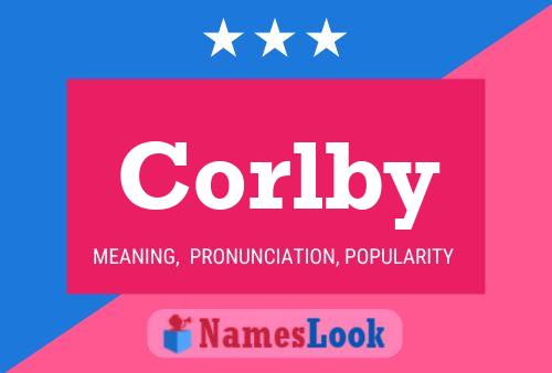 Affiche de nom Corlby