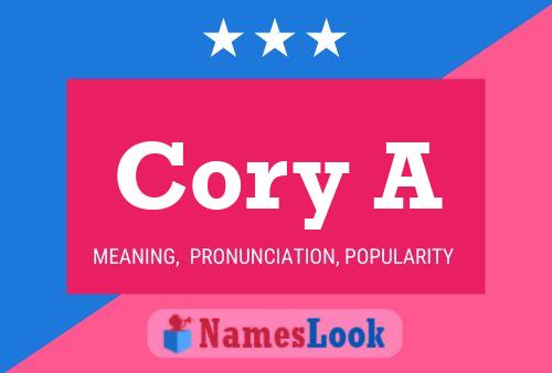 Affiche de nom Cory A