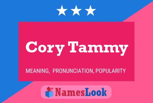 Affiche de nom Cory Tammy