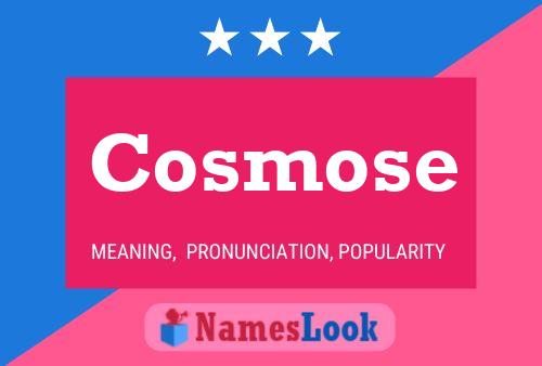 Affiche de nom Cosmose