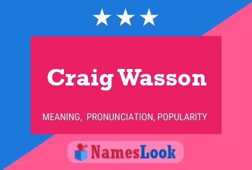 Affiche de nom Craig Wasson