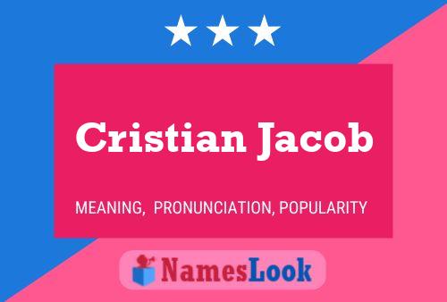 Affiche de nom Cristian Jacob