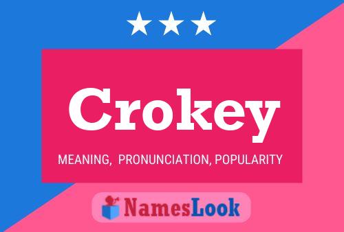 Affiche de nom Crokey