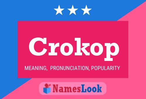 Affiche de nom Crokop