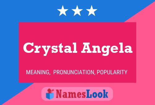 Affiche de nom Crystal Angela