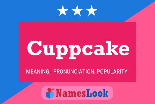 Affiche de nom Cuppcake