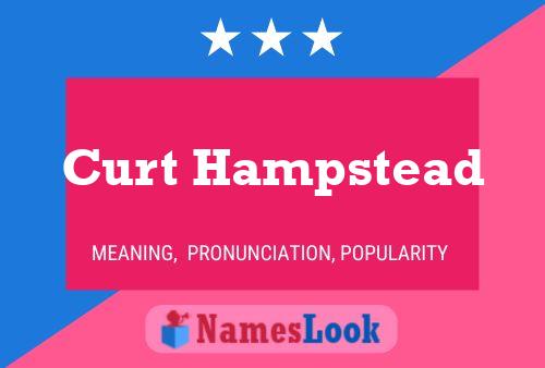 Affiche de nom Curt Hampstead