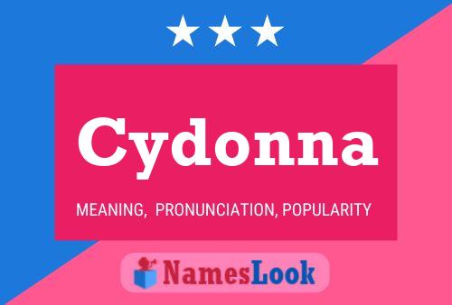 Affiche de nom Cydonna