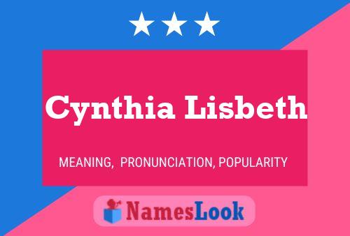 Affiche de nom Cynthia Lisbeth