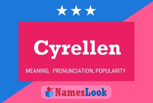 Affiche de nom Cyrellen