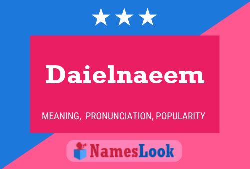 Affiche de nom Daielnaeem