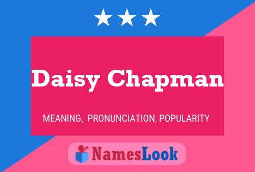 Affiche de nom Daisy Chapman