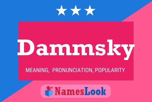 Affiche de nom Dammsky