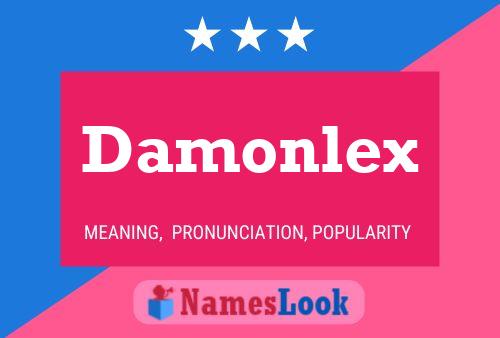 Affiche de nom Damonlex