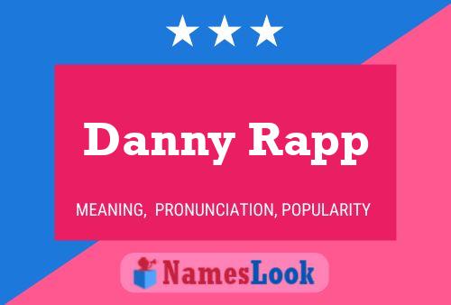 Affiche de nom Danny Rapp