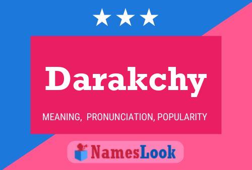 Affiche de nom Darakchy