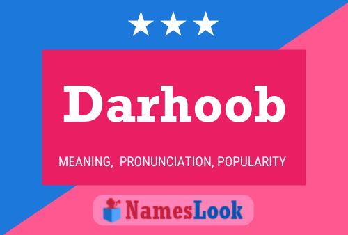 Affiche de nom Darhoob