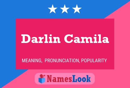 Affiche de nom Darlin Camila