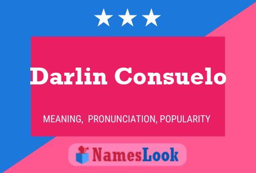 Affiche de nom Darlin Consuelo