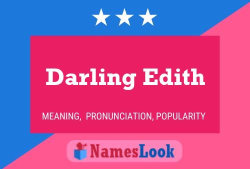 Affiche de nom Darling Edith