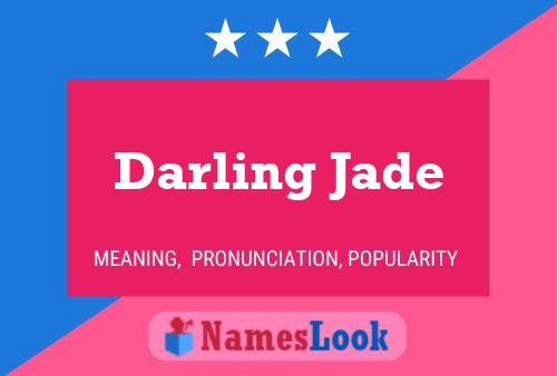 Affiche de nom Darling Jade