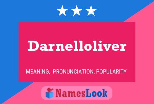 Affiche de nom Darnelloliver