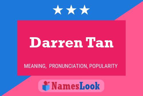 Affiche de nom Darren Tan