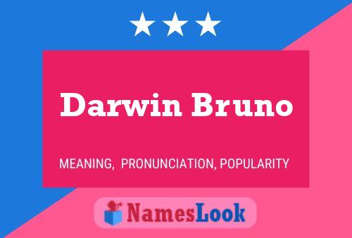 Affiche de nom Darwin Bruno