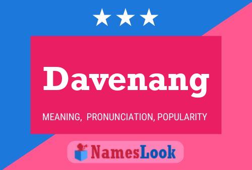 Affiche de nom Davenang