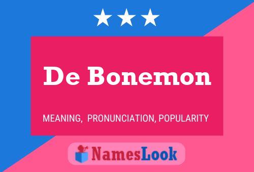 Affiche de nom De Bonemon