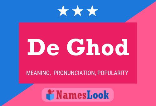 Affiche de nom De Ghod