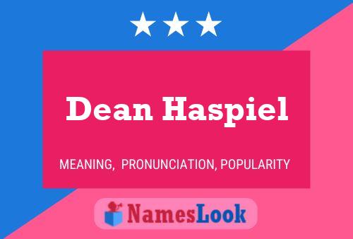 Affiche de nom Dean Haspiel