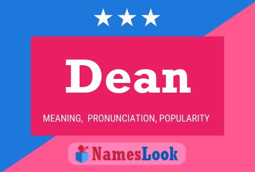 Affiche de nom Dean