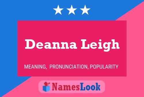 Affiche de nom Deanna Leigh