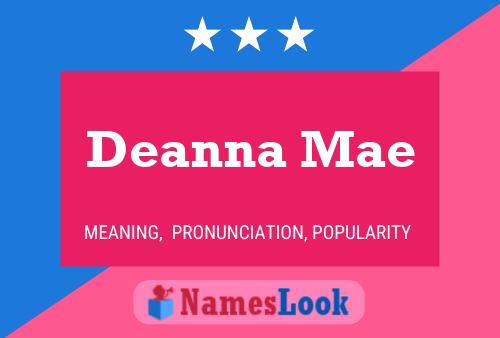 Affiche de nom Deanna Mae