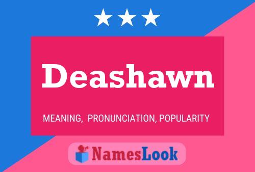 Affiche de nom Deashawn